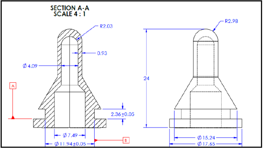 JRS series reference dimensional drawing